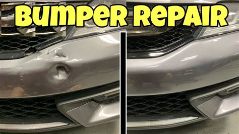 body shop repair hood and front bumper